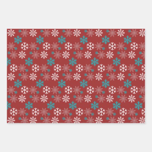 Whimsical Penguin & Polar Bären Wasserfarben Kunst Geschenkpapier Set (Vorderseite 2)