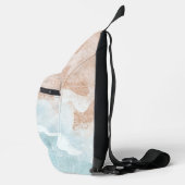 Whimsical Penguin Reader Artistic Sling Bag (Rechts)
