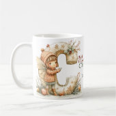 Whimsical Personalisiert gemütlich Weihnachten Kaffeetasse (Links)