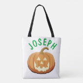 Whimsical Personalisiert Trick oder Treatdesign Tasche (Rückseite)