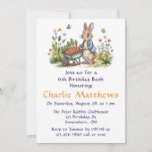 Whimsical Peter Rabbit Boy Birthday Bash Einladung (Vorderseite)