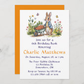 Whimsical Peter Rabbit Boy Birthday Bash Einladung (Vorne/Hinten)