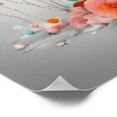 Whimsical Piano Dreams Poster (Ecke)