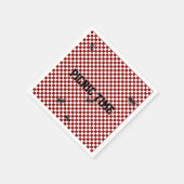 Whimsical Picnic Ants Custom Napkins Serviette (Ecke)