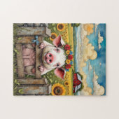 Whimsical Pig Puzzle (Horizontal)