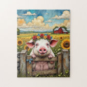 Whimsical Pig Puzzle (Vertikal)