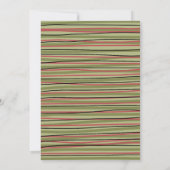 Whimsical Pine Branch Rustic Script Holiday Party Einladung (Rückseite)