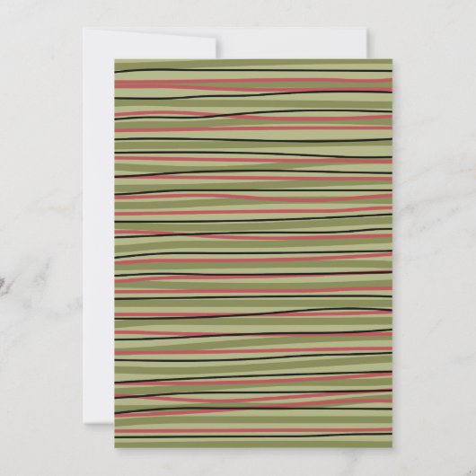 Whimsical Pine Branch Rustic Script Holiday Party Einladung (Rückseite)