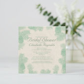 Whimsical Pine Cone Bridal Dusche Einladungen (Stehend Vorderseite)