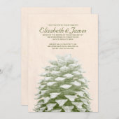 Whimsical Pine Cones Hochzeit Einladungen (Vorne/Hinten)