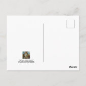 Whimsical Pinguin Ice Fischen Postkarte (Rückseite)