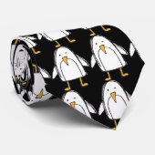 Whimsical Pinguin Krawatte (Gerollt)