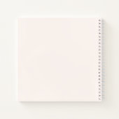 Whimsical Pink Ballet Dancer Notizblock (Rückseite)