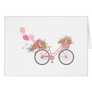 Whimsical Pink Bicycle