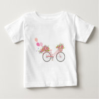 Whimsical Pink Bicycle