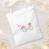 Whimsical Pink Bicycle Geschenktütchen (Ausgeschnitten)