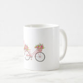 Whimsical Pink Bicycle Kaffeetasse (VorderseiteRechts)