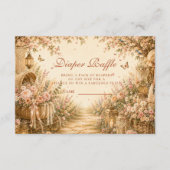 Whimsical Pink Boho-Windel-Raffle Begleitkarte (Vorderseite)