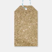 Whimsical Pink Butterfly Baby Dusche Gefallen Geschenkanhänger (Rückseite)