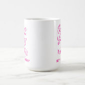 Whimsical Pink Cheers to 50 Years Birthday Classic Kaffeetasse (Mittel)