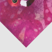 Whimsical Pink Flamingo Personalisierte Decoupage Seidenpapier (Detail)