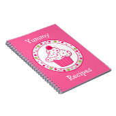 Whimsical Pink Rezept Notebook Notizblock (Rechte Seite)