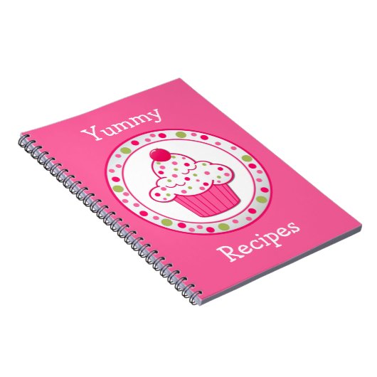 Whimsical Pink Rezept Notebook Notizblock (Rechte Seite)