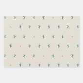 Whimsical Pink skandinavisches Weihnachtsfest Bota Geschenkpapier Set (Vorderseite 3)