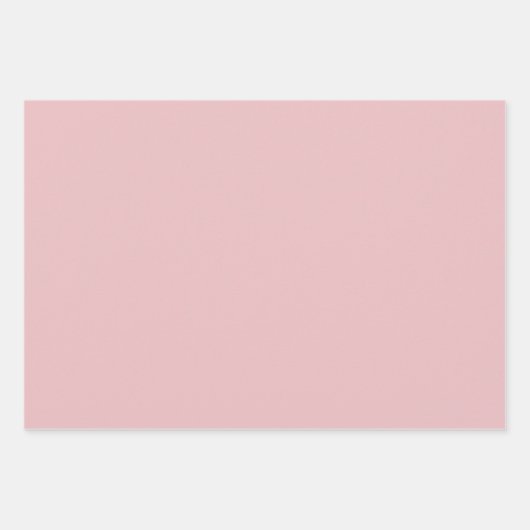 Whimsical Pink Snowman Classic Polka Dot Mandala Geschenkpapier Set (Vorderseite 2)