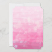 Whimsical Pink und Lila Blumenspülung Einladung (Rückseite)