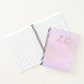 Whimsical Pink Wasserfarben-Studien-Essential Notizblock (Innenseite)