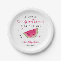 Whimsical Pink Watermelon Girl Baby Dusche