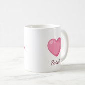 Whimsical Pink You’re My Sweetheart Teddy Bear Kaffeetasse (VorderseiteRechts)