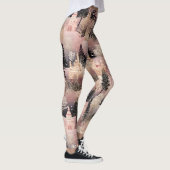 Whimsical Pinke Winterlandschaft (2) Leggings (Rechts)