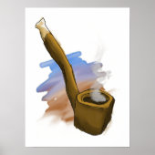 Whimsical Pipe Illustration Poster (Vorne)