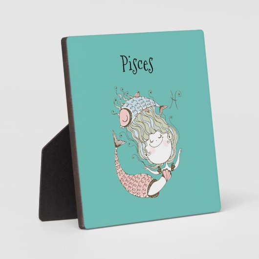 Whimsical Pisces Mermaid Fotoplatte (Vorderseite)