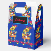 Whimsical Pizza Party Gable Geschenkschachtel (Geöffnet)
