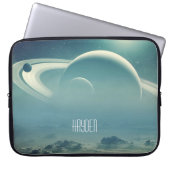 Whimsical Planets Space Dreamscape Personalised Laptopschutzhülle (Vorderseite)