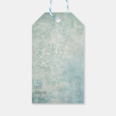 Whimsical Polar Bear Christmas Geschenkanhänger (Rückseite)