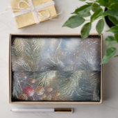 Whimsical Polar Bear Cub mit derzeitigem Dekoupage Seidenpapier (Geschenk)