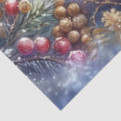 Whimsical Polar Bear Cub mit derzeitigem Dekoupage Seidenpapier (Ausschnitt)