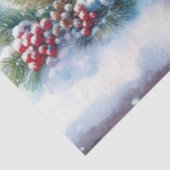 Whimsical Polar Bears & Kakao in Forest Decoupage Seidenpapier (Ausschnitt)