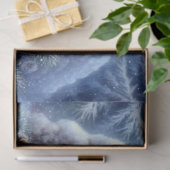 Whimsical Polar Winter Book Reading Decoupage Seidenpapier (Geschenk)