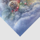 Whimsical Polar Winter Book Reading Decoupage Seidenpapier (Ausschnitt)