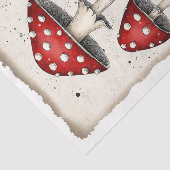 Whimsical Polka Dot Fairy Mushrooms AW7 Decoupage Seidenpapier (Ausschnitt)