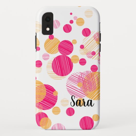 Whimsical Polka-Dot Phone Case (Rückseite)