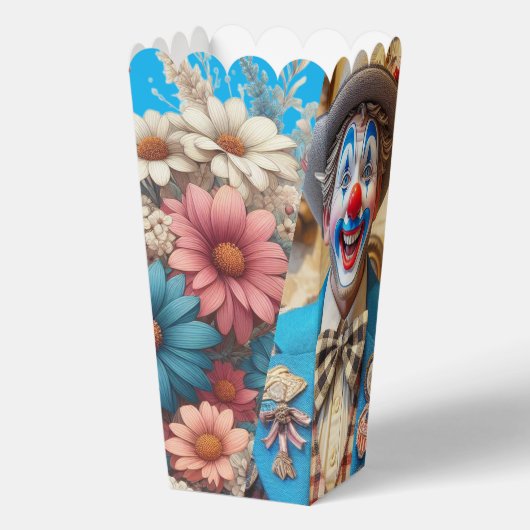 Whimsical Popcorn Style Favor Box Geschenkschachtel (Vorderseite)