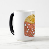 Whimsical Popcorn Tasse - Fun Coffee Cup (Vorderseite Links)