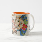 "Whimsical Portrait" Tasse (VorderseiteRechts)