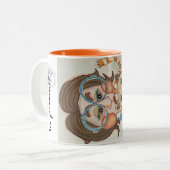 "Whimsical Portrait" Tasse (Vorderseite Links)
